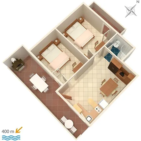 Apartment With A Parking Space - Torovi - - Pedinka, - 294 Vir